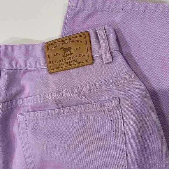 Lauren Jeans Co Ralph Lauren Lavender Purple Cropped Pants Capri Jeans Women’s 6 - Picture 7 of 7